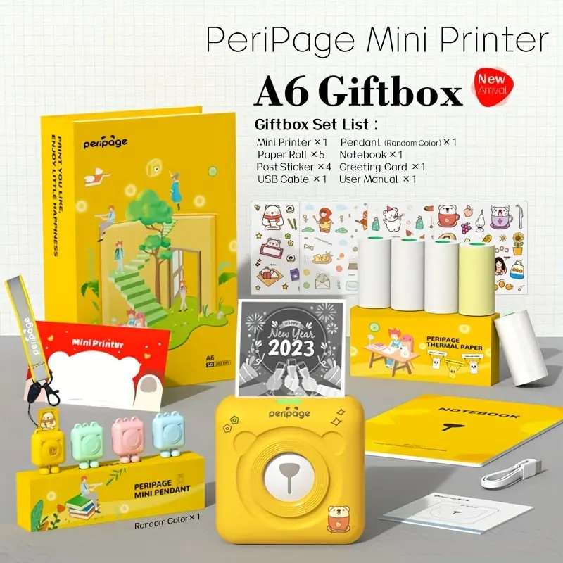 New A6 Mini Printer Maximum Printing Width Wireless Wireless Advertising printing and drawing equipment