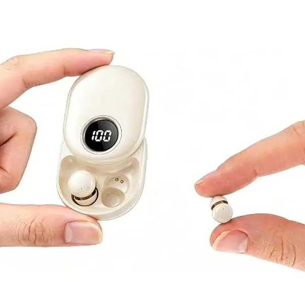 Invisible Mini Sleep Earbuds Ear Buds for Side Sleepers Sleeping | Small Ears Canals Women Wireless Bluetooth Low Profile Disgused Small Tiny Micro Discreet Hidden Earbuds Headphones