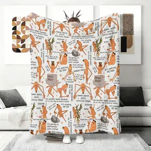 Marcus The Worm Blanket This Super Soft Flannel Blanket is The Perfect Gift for Christmas and lovers Soft Warm Cozy Throw for Bed Sofa Nap Travel, Cute Home Decor,bedding