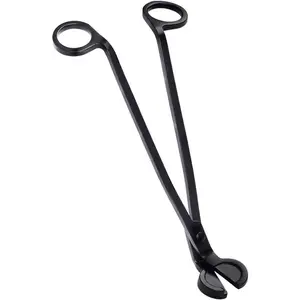 Candle Wick Trimmer Clipper Cutter Scissor Reaches Deep Into Candles Prevent Soot Buildup Candle Accessories (Matte Black)