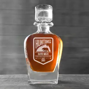 Personalized Hunting Antique Whiskey Decanter
