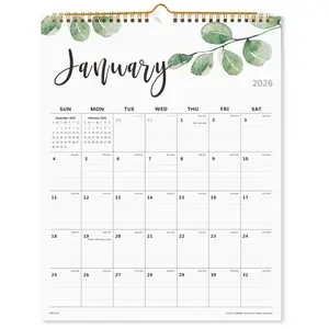 2026-2027 Monthly Wall Calendar, Runs from January 2026 to June 2027,12 x 15 Inches, Twin-Wire Binding, Perfect for Organizing & Planning