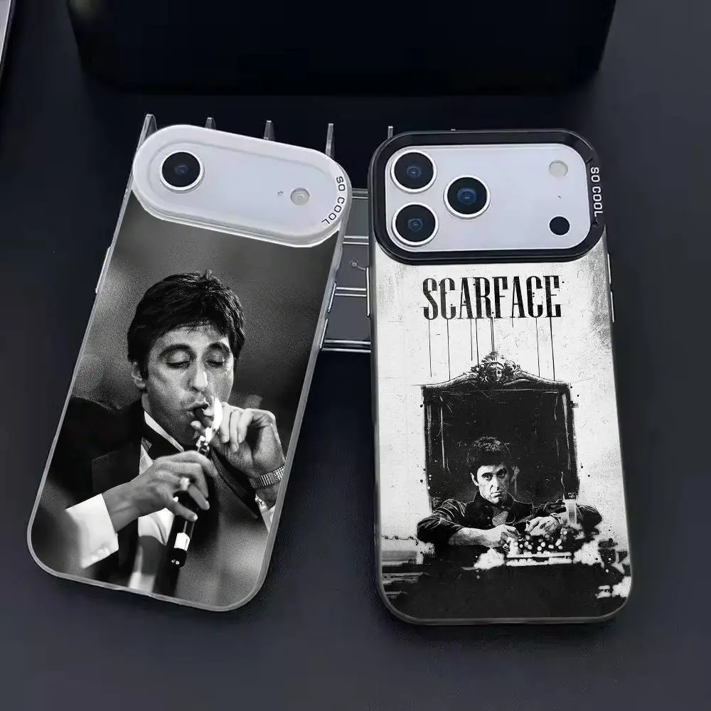 Classic Movie Scarface Candy Silver Phone Case - Casing Cover with Protection for iPhone 17,16,15,14,13,12,11,Pro Max,Plus - Mobile Phone Accessory