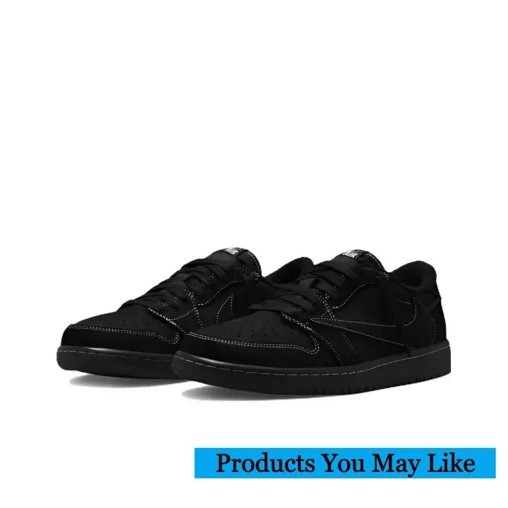 Vintage Unisex All-Black Suede Low-Top Sneakers, Distinct Contrast Stitching, Matte Flat Rubber Sole, Lace-Up Street-Wear Trainers, Original Matched Shoe-Box Included