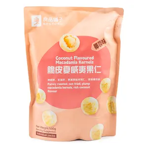 Bestore Crispy Macadamia Nuts, Rich Coconut Flavor 500g, Purely Roasted Macadamia Kernels, Individual Packs Inside