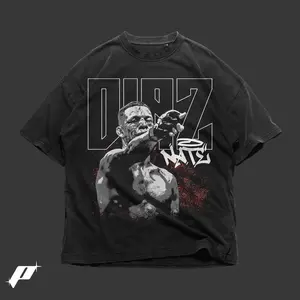 Nate Diaz Shirt Vintage UFC Bootleg 90s Graphic MMA T-shirt Unisex Crewneck Made Using 100% Cotton, Design & Printed In The USA