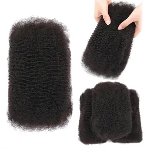 Datanala Afro Kinky Curly Bulk Human Hair – 100% Virgin Remy Human Hair, Natural 4C Texture for Braids, Twists, Dreadlocks & Loc Extensions, No Shedding No Tangling