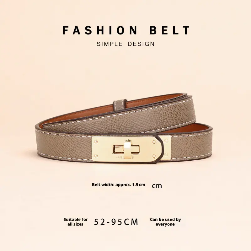 Women's High-End Slim Waist Belts for Women - Versatile Decorative Accessory for Suits