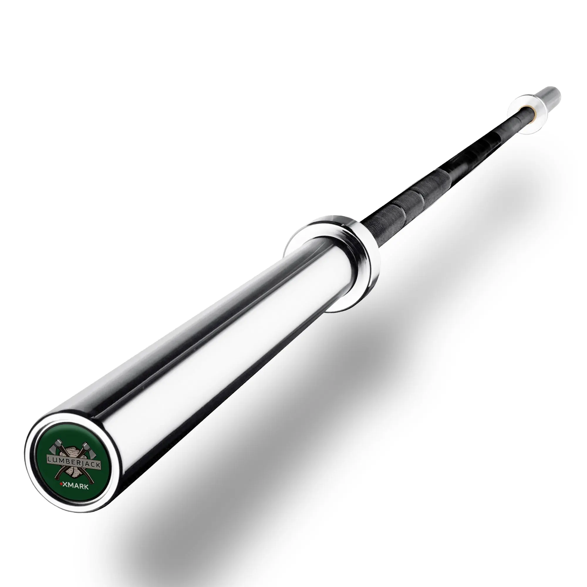 XMark Lumberjack 7' Olympic Barbell – 1,500 lb Rating, Dual Knurling, No Center Knurl