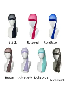 Elastic Dreadlock Tube Cap Small Mesh Crochet Hair Net with Stretch Band Long Cylinder Hair Cover for Dreadlocks