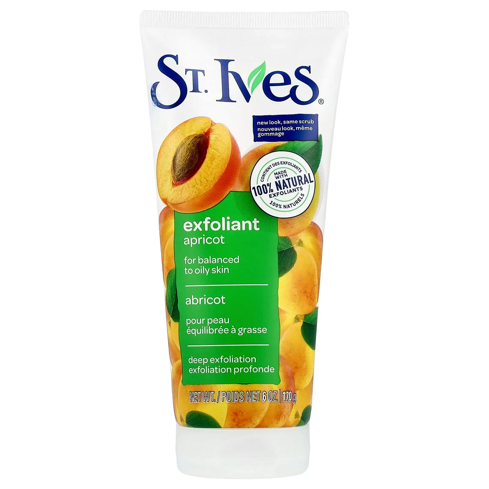 St. Ives Exfoliant, For Balanced To Oily Skin, Apricot , 6 oz (170 g) St. Ives Exfoliant, For Balanced To Oily Skin, Apricot , 6 oz (170 g)