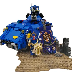 Space Marine Ultra Gladiator Tank Building Block Set, 1040 pieces with PDF directions