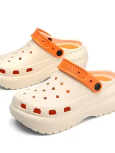 Classic Thick Sole Cloud Shoes for Men and Women, Eva Material, Casual Style, All Seasons, Solid Pattern, Less Than Ankle Height