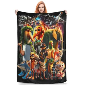 Italian Brainrot AI Generated Animals Plush Blanket Kids Adult  Flannel Throw Blanket for Outdoor Super Soft Bedspread Gift