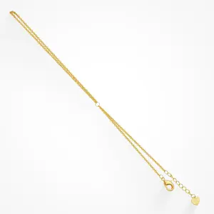 EVRY JEWELS Gold or Silver Plated Women's Hypoallergenic Lucia Hand Chain