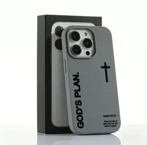 God's Plan Isaiah 60:22 Bible Verse Cross Phone Case for Mother's Day, Large Camera Cutout Skin-Friendly Protective Cover for iPhone 17 16 15 14 13 12 11 Pro Max Plus Air, Christian Gift Daily Case