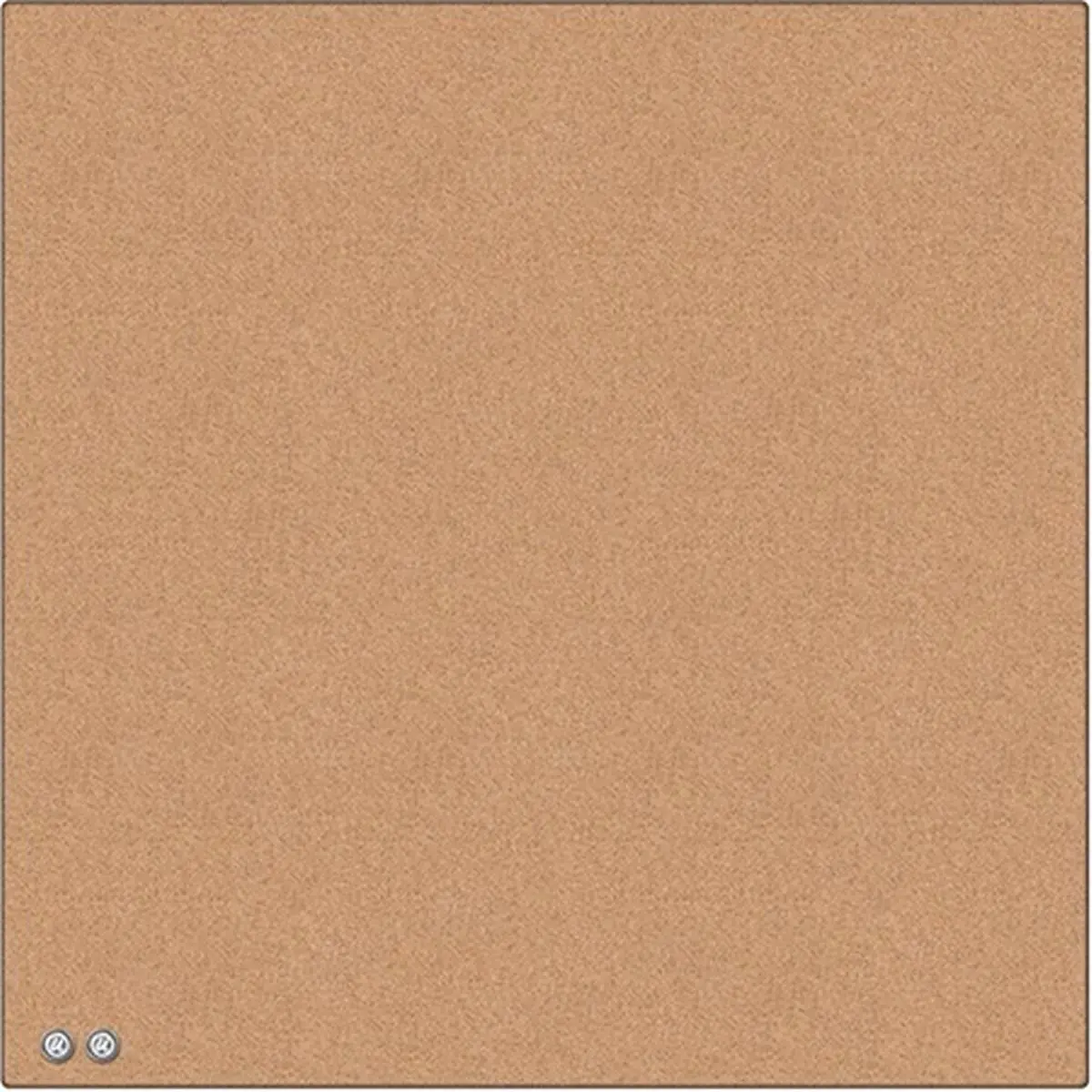 U Brands UBR2873U0001 24x18 in. Cork Canvas Bulletin Board - Self-Healing Cork Surface, Natural & Birch Finish, Office Presentation Supplies