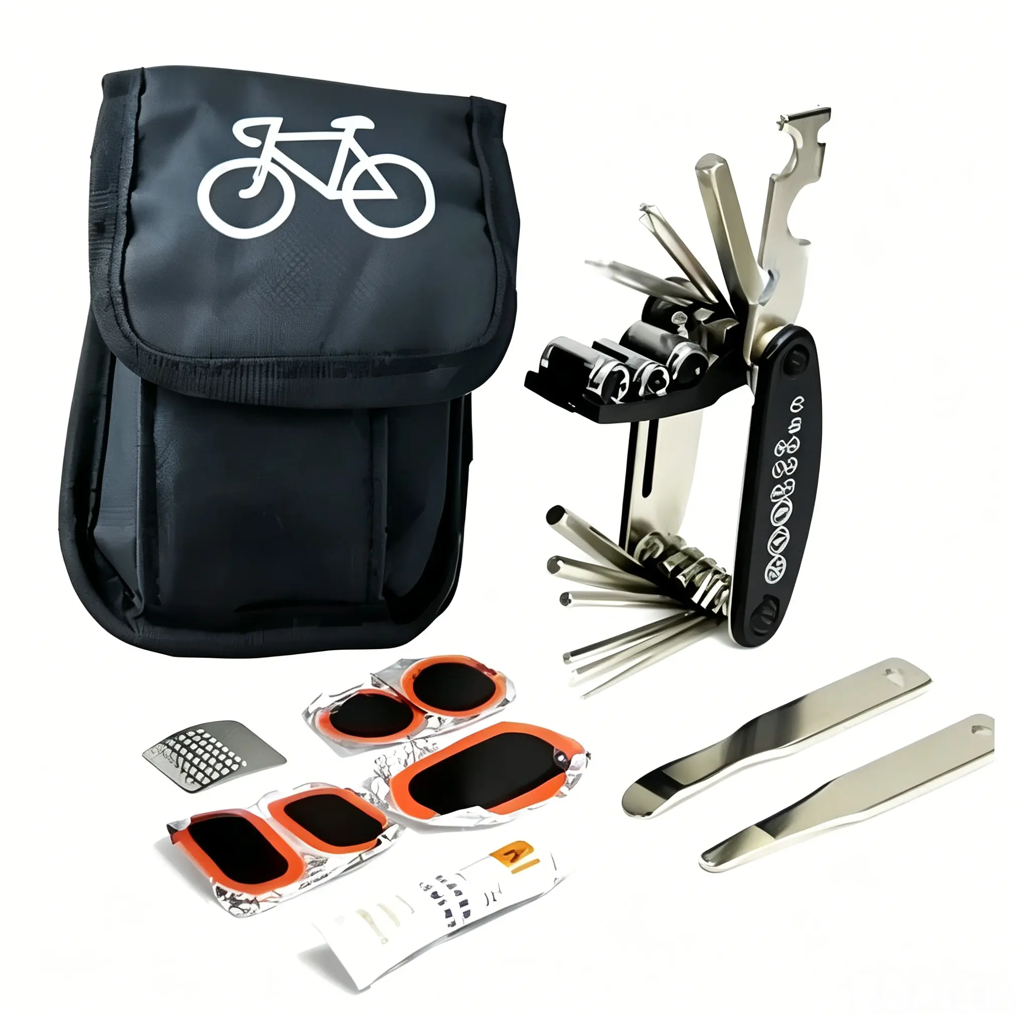 16 in 1 Multi-Function Repair Tool Kit, Allen Key & Hex Wrench Screwdriver for Motorcycle, Bike and Home Use