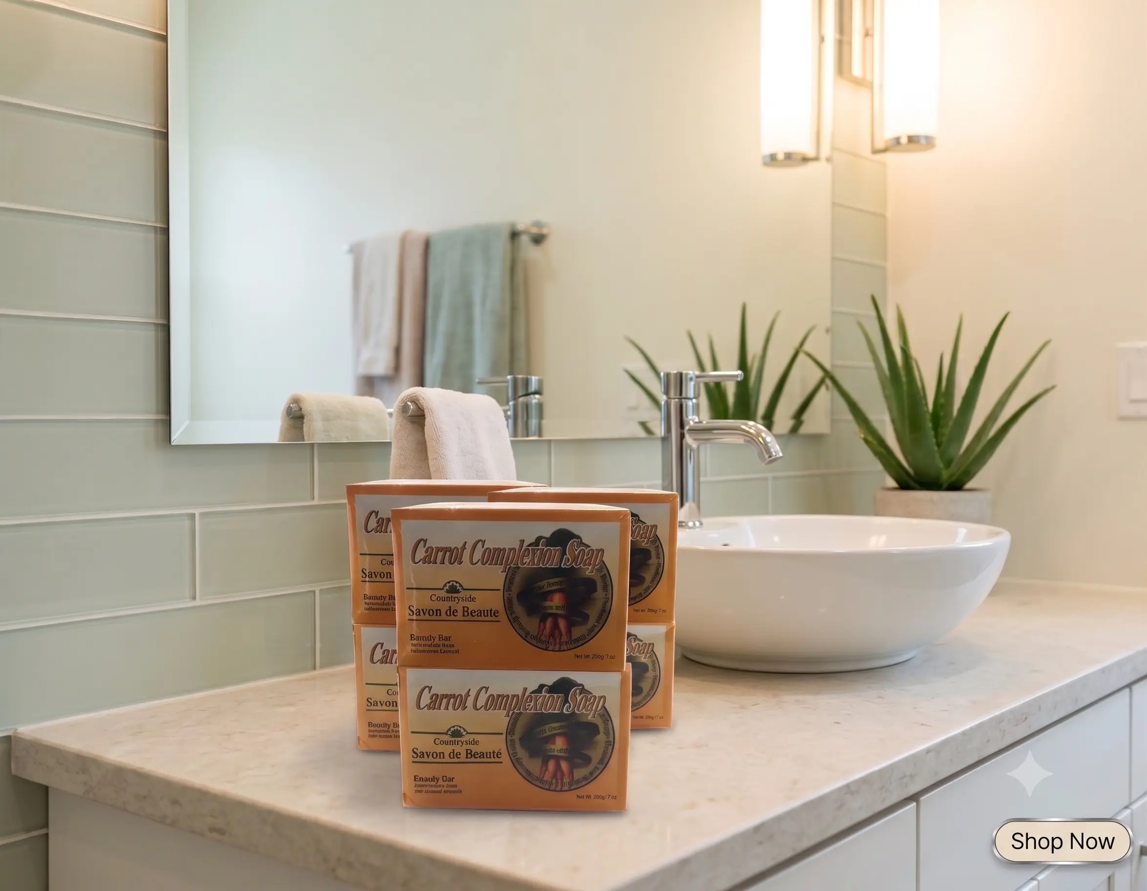 Carrot Complexion Soap (Pack of 6)