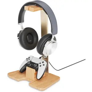 Controller and Headphone Stand for Desk Gaming Desk Accessories Controller and Headphone Holder Headset Holder Headset Stand Compatible with  PS5 PS4   Accessories