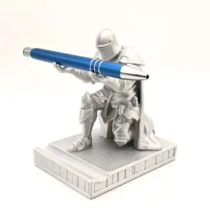 Knight Pen Holder – Medieval Desk Organizer for Office & Home