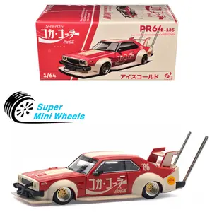 Pop Race 1:64 Coca-Cola GTR C210 V8 Kaido Racer Bosozoku Style #135