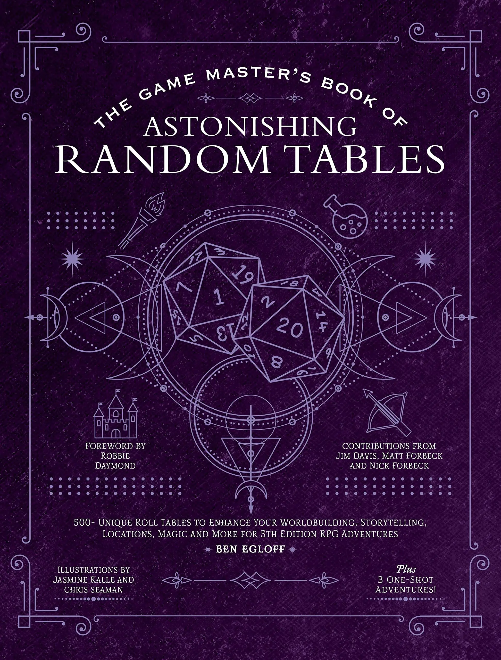 The Game Master's Book of Astonishing Random Tables: 300+ Unique Roll Tables to Enhance Your Worldbuilding, Storytelling, Locations, Magic and More fo -- Ben Egloff - Hardcover