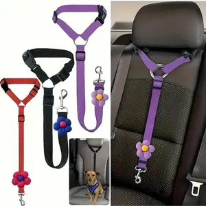 Car Pet Dog Seat Leash, Pet Car Interior Leash, Dog Seat Belt Strap, Dog Seat Buckle, Dog Car Seat Accessories, Christmas Gift, Safety Harness