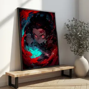 Tanjiro Water Breathing Style Poster, Tanjiro Water Element Demon Slayer Demons Are Like Me Anime Posters Decor Photo
