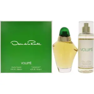 Oscar de la Renta Women's Volupte Fragrance 2-Pieces Gift Set - 3.4 fl oz Spray, New in Box, Two-Pieces