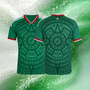 2026 Mexico Home And Away Green White And Black Short And Long Sleeves Soccer Jerseys Fans Version
