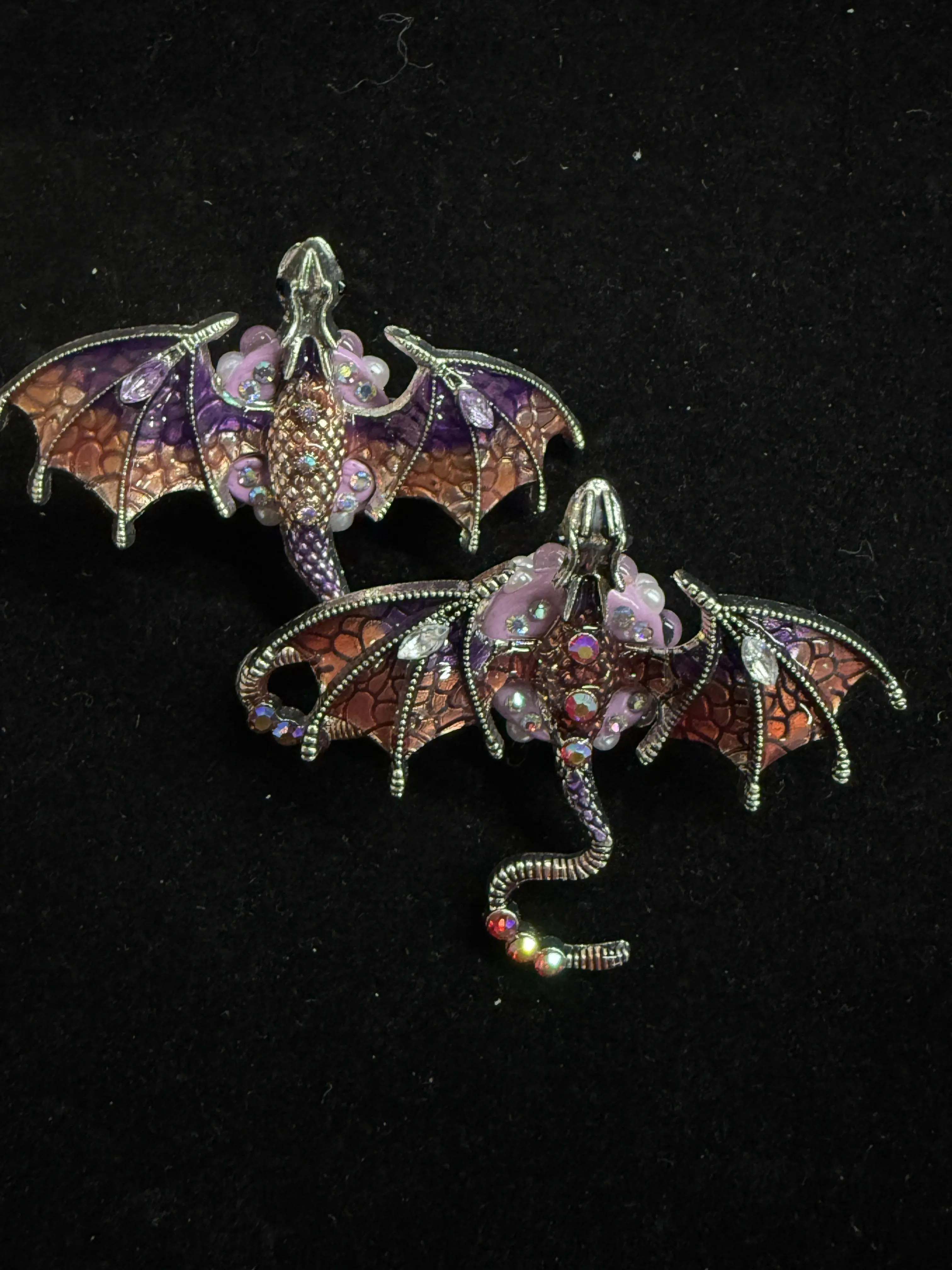 252  2PCS Dragon Charms | Gothic Style DIY Beads for Jewelry, Pens & Keychains