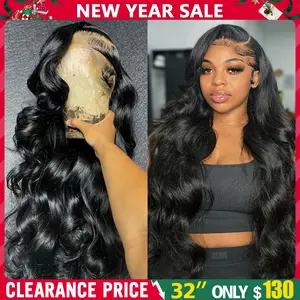 13x6 Lace Front Wigs Human Hair Pre Plucked Body Wave HD Lace Front Wigs Human Hair 180% Density Frontal Wigs Human Hair TikTokShopHolidayHaul