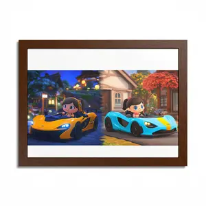 Framed Poster, Multi-Color
