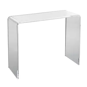【Spotlight Day】VEVOR Acrylic Console Table, Clear Acrylic End Table, Transparent Acrylic Side Table 37.95x15x29.13 inch, for Foyer, Living Room, Dining Room