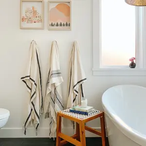 The Loomia Turkish 100% Cotton Hand & Bath Towel Bundles, Towels Sets of Six