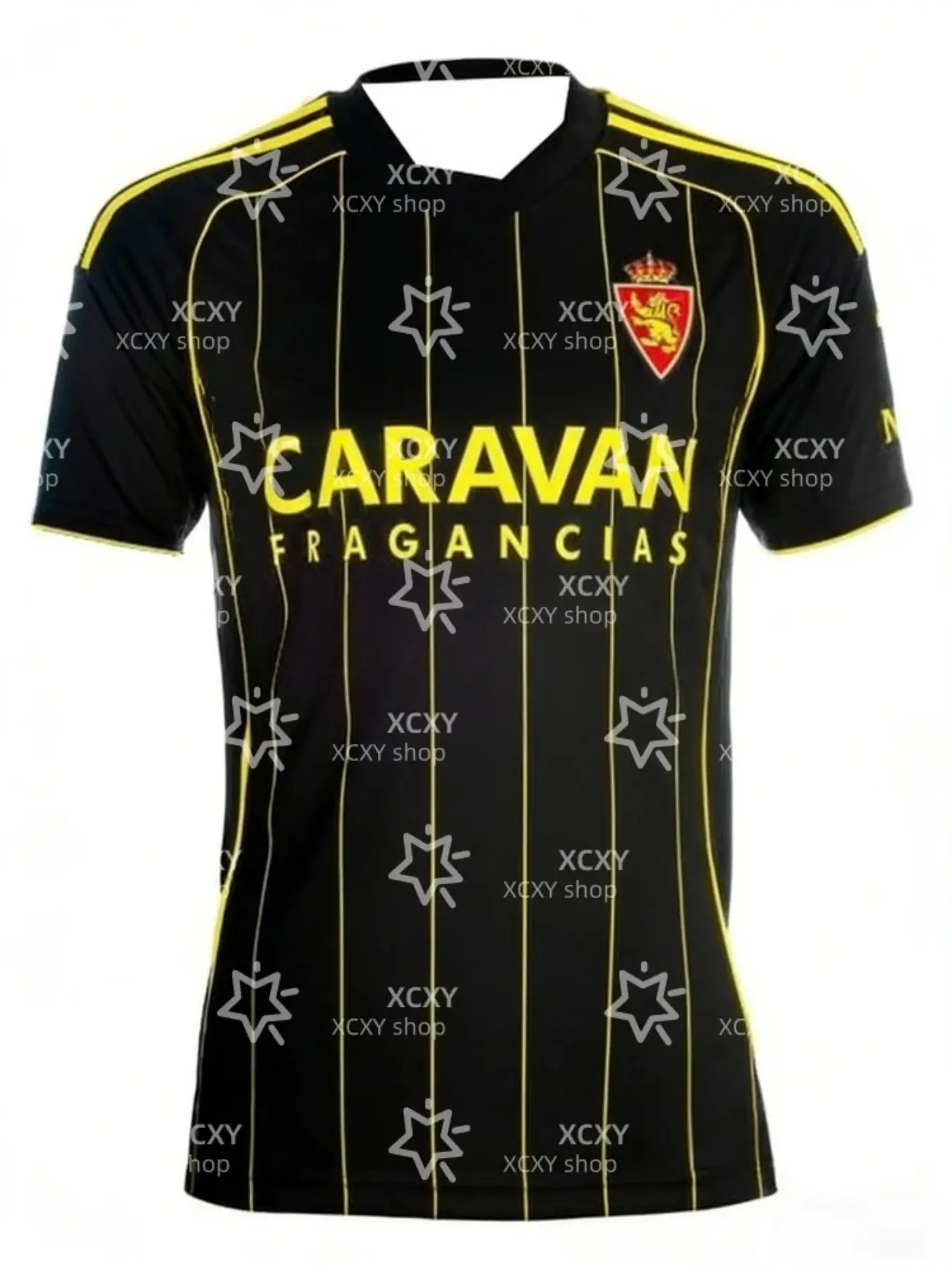 2026 new Real Zaragoza Home and Away Football Soccer Short Sleeve Jersey Casual Breathable Sports Fan T-Shirt Unisex Men Tops beachwear surfing wetsuit Athletic Tops