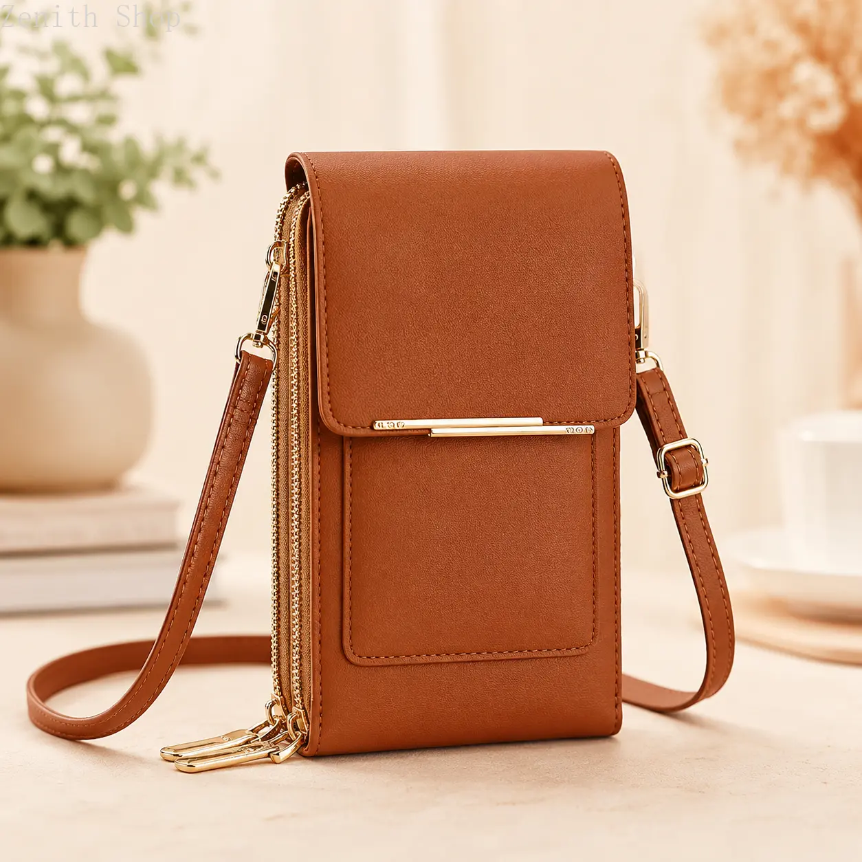 Women's Minimalist Elegant Touchscreen Crossbody Phone Wallet Purse Bag 2026 Trend - Multi-Card Slots, Coin Pouch, Adjustable Strap, Water-Resistant | Shopping, Travel Use, Stylish Luggage Accessory, Women's Gift, Purses Crossbody Bag, Crossbody Purse,sum
