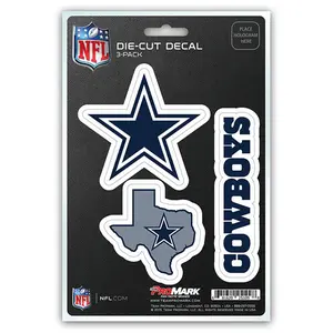 Pro Mark  Dallas Cowboys Decal - Pack of 3