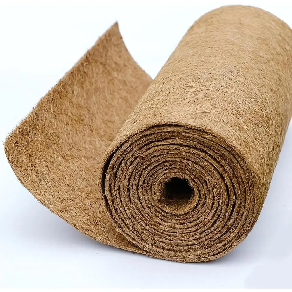 Coco Coir Liner, 12x80 inch  Coconut Liners for planters Flower Basket, Reptile Carpet,  Coconut Fiber mat, Garden Decoration,  pet pad, Snow Mat