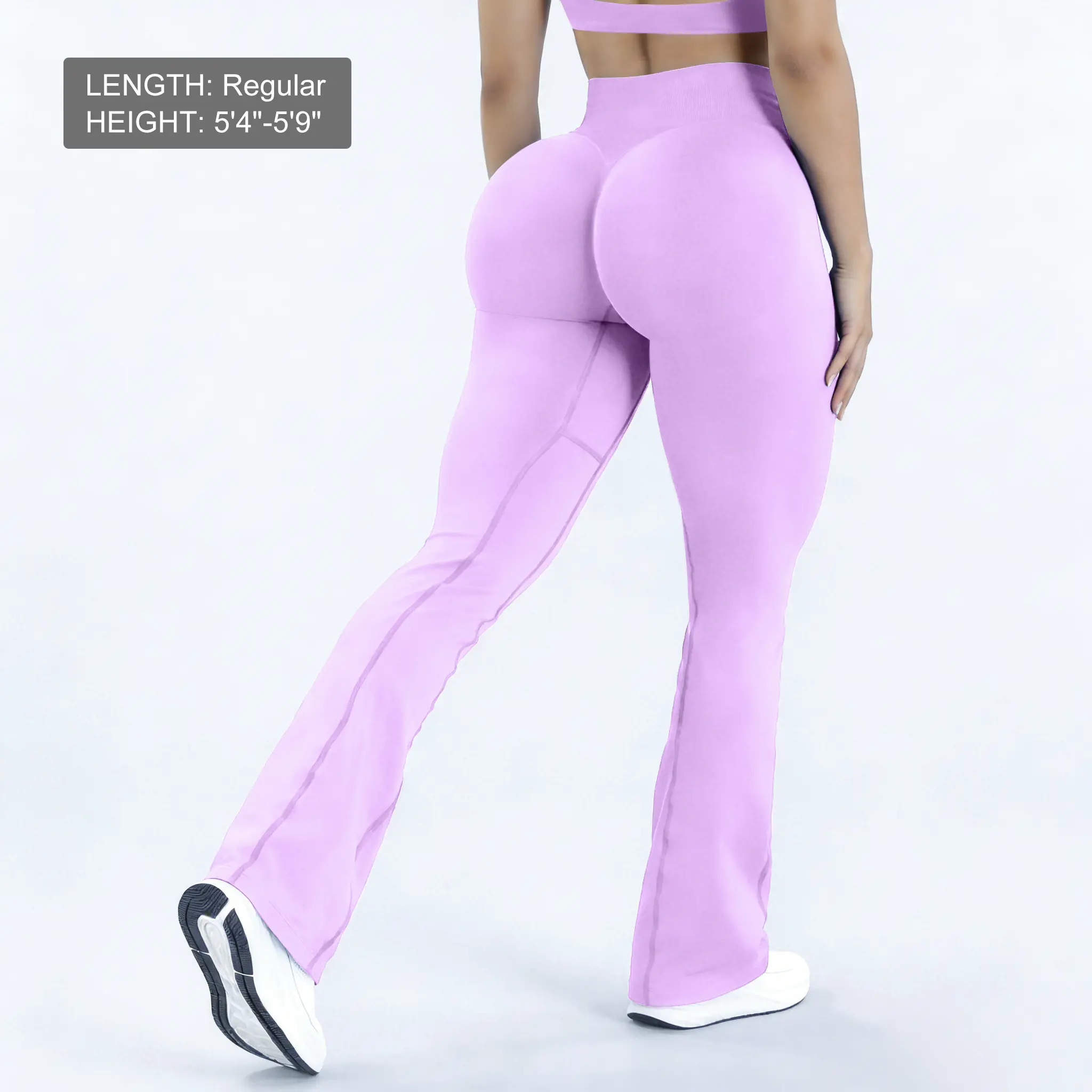 Pink Flared Leggings