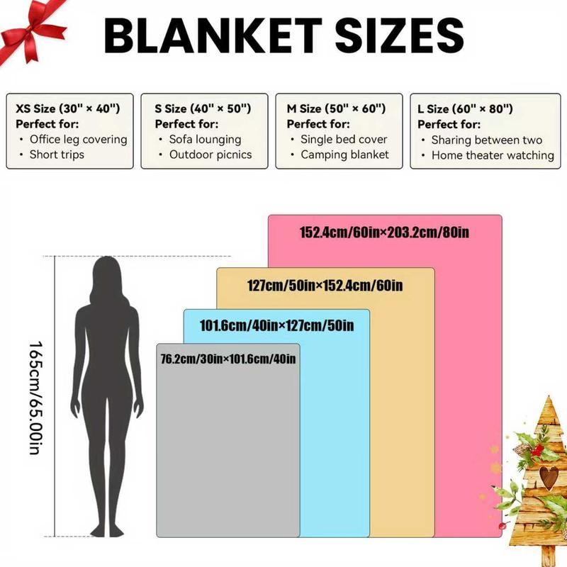 Beauty and Beast Flannel Blanket, Romantic Couple Design, Warm Cozy Throw, Creative Digital Print, Holiday Gift, Multi-Purpose