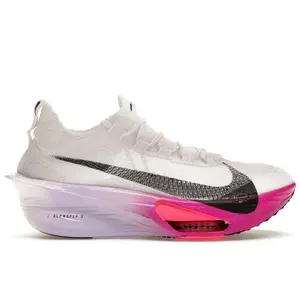 Nike Men's Air Zoom Alphafly Next% 3 FP White Purple Agate Running Shoes, from StockX