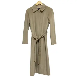 Pre-owned BURBERRY Wool Small Leather Goods London Angora Coat