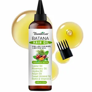 Batana Hair Oil – For Thicker, Fuller Hair & Strong Roots | Infused with Rosemary, Castor, Batana & Almond Oils, Biotin & Vitamin E - 4.06 fl.oz