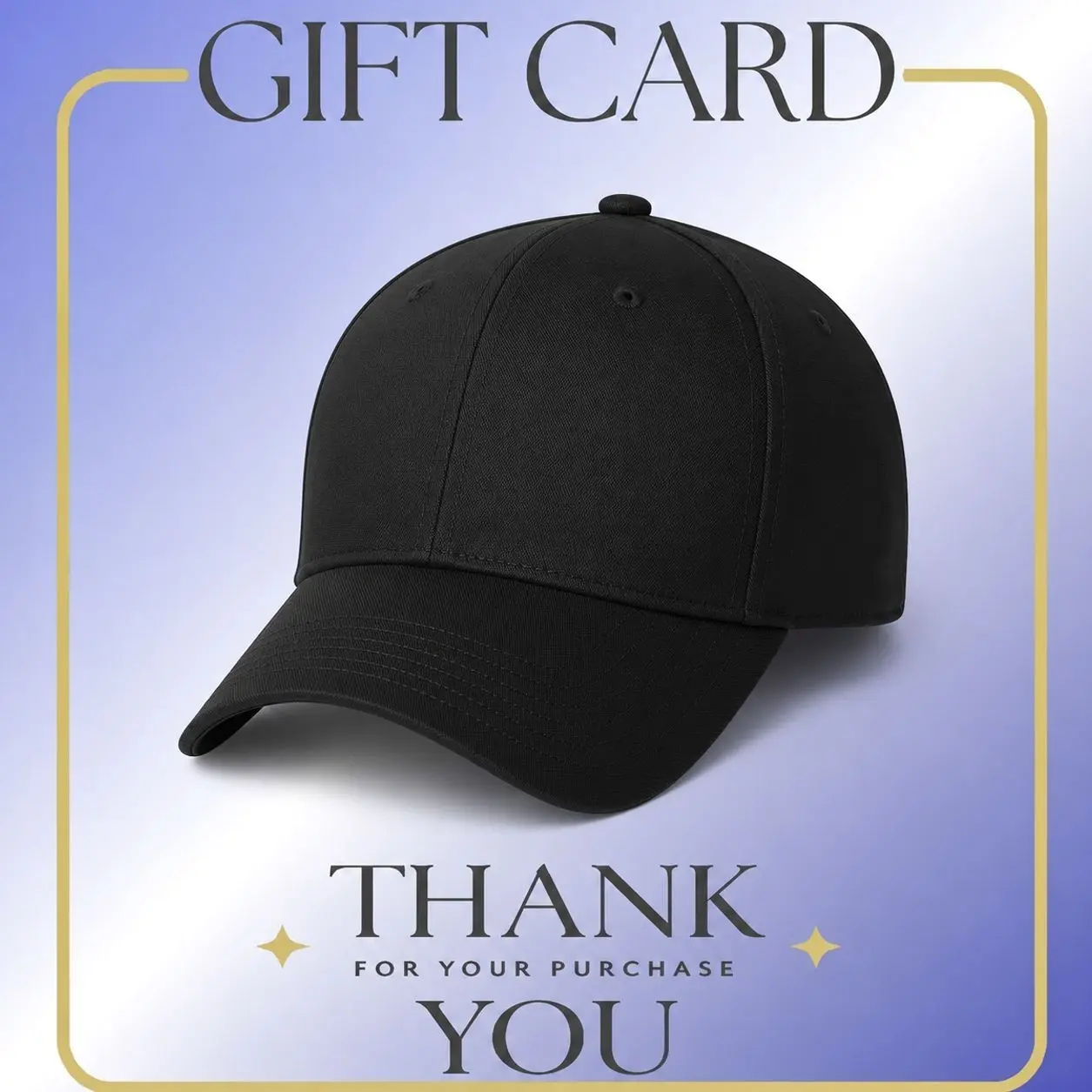 Thank You Gift For Purchasing Our Custom Baseball Cap, Hats