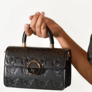 Embossed Virgin Island Crossbody Bag for Women