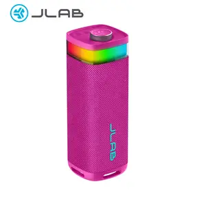 JLab JBuds Party Portable Bluetooth Speaker 30W 12H Playtime RGB Lighting IP56 Waterproof Stereo Pairing LabSync Up to 100 Speakers, USB-C
