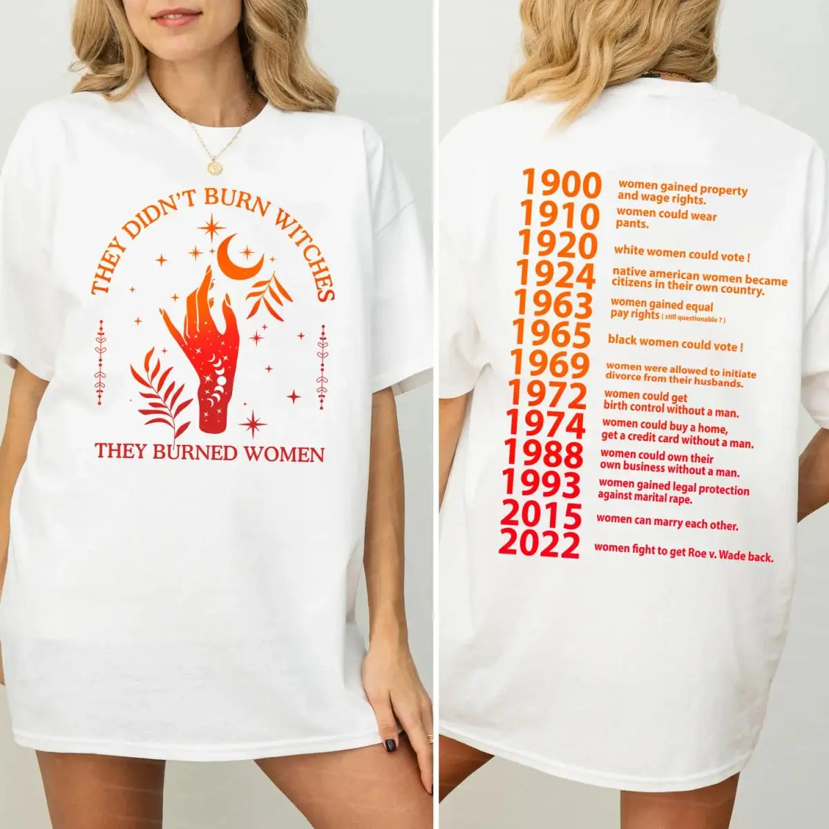 They Didn't Burn Witches They Burned Women Shirt, Feminist Witch Shirt, For Women Rights Shirt, Witches Halloween, Unisex Tee