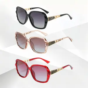 3-Pack Ladies' Sunglasses with High Sense and Diamond-encrusted Sunglasses Protect against Ultraviolet Rays in Summer